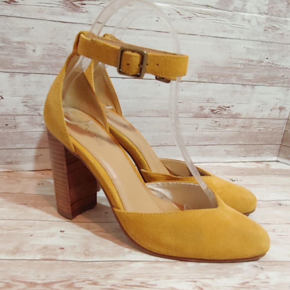 Soludos Collette Heels in Marigold